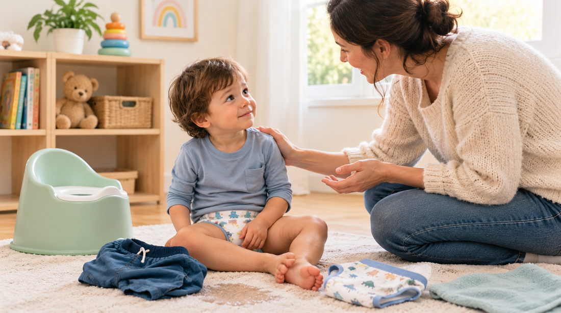 Il bambino fa pipì nelle mutandine durante lo spannolinamento: cosa fare?