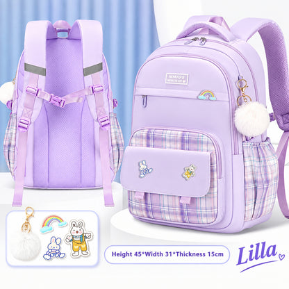 Zaino scuola per ragazze colori pastello