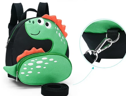 Zainetto dinosauro anti-smarrimento